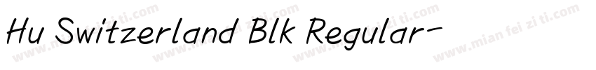 Hu Switzerland Blk Regular字体转换